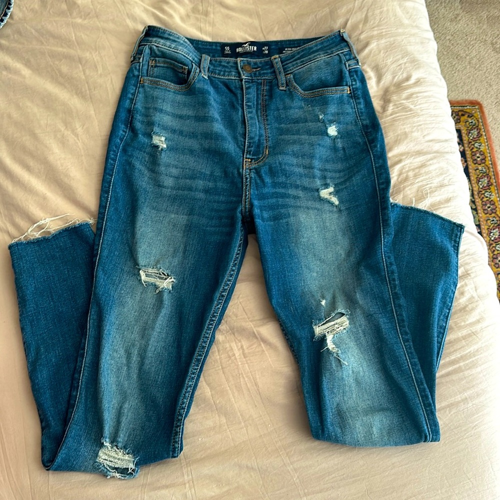 Hollister ultra high rise skinny jeans